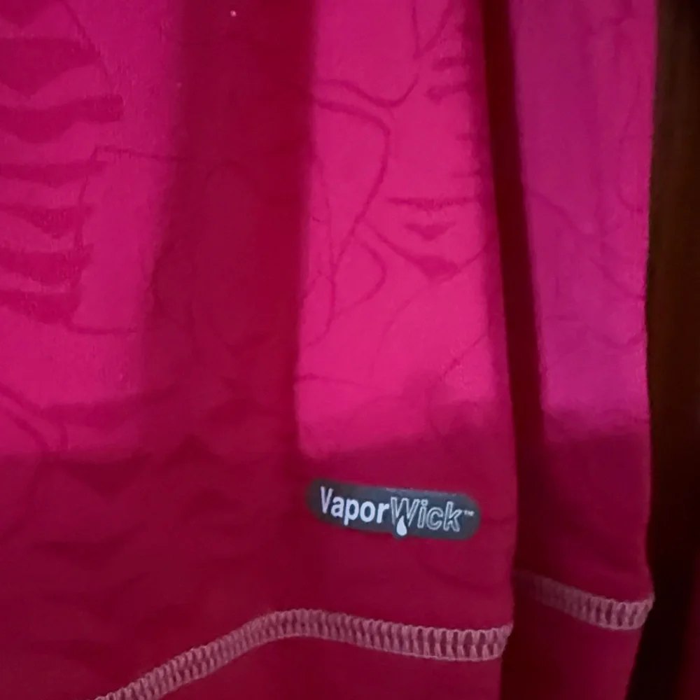 The North Face Women's Vibrant Pink Vapor Wick Zip-up Jacket - Picture 8 of 12